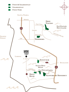 tyler winery map