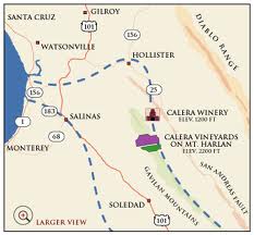 Calera location map